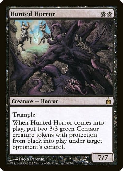 Hunted Horror Ravnica: City of Guilds Magic card