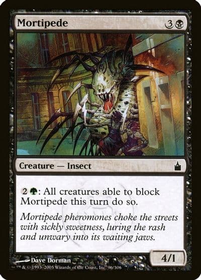 Mortipede Ravnica: City of Guilds Magic card