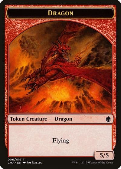 Dragon Token 006 Commander Anthology Magic card