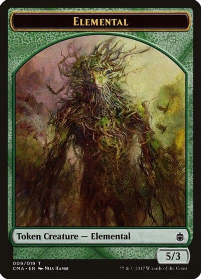 Elemental Token 009 Commander Anthology Magic card