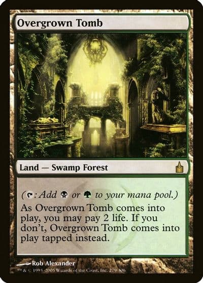 Overgrown Tomb Ravnica: City of Guilds Magic card