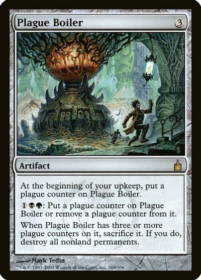 Plague Boiler Ravnica: City of Guilds Magic card