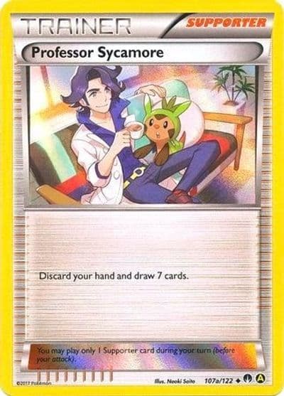 Professor Sycamore - 107a/122 (Holofoil) Alternate Art Promos Pokemon card