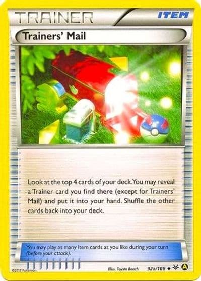 Trainers' Mail - 92a/108 (Non-Holo) Alternate Art Promos Pokemon card