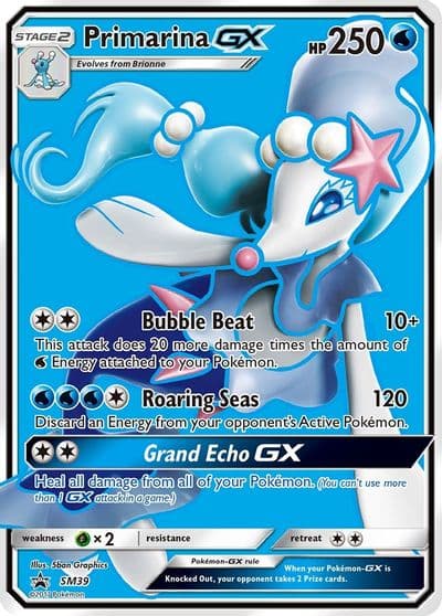 Primarina GX - SM39 SM Promos Pokemon card