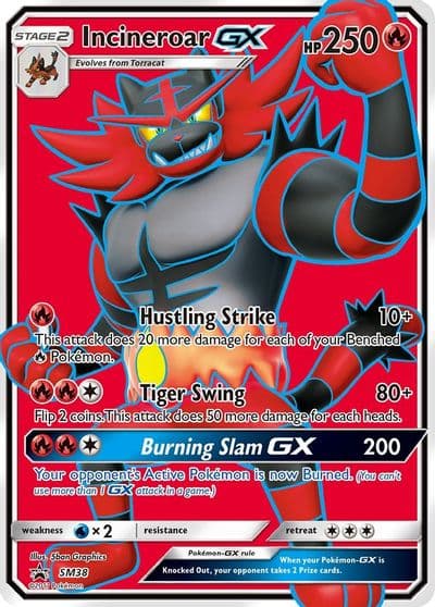 Incineroar GX - SM38 SM Promos Pokemon card