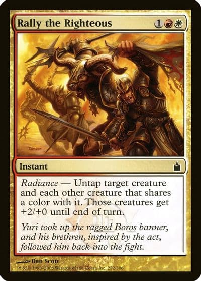 Rally the Righteous Ravnica: City of Guilds Magic card