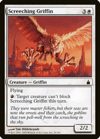 Screeching Griffin Ravnica: City of Guilds Magic card
