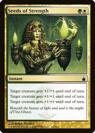 Seeds of Strength Ravnica: City of Guilds Magic card