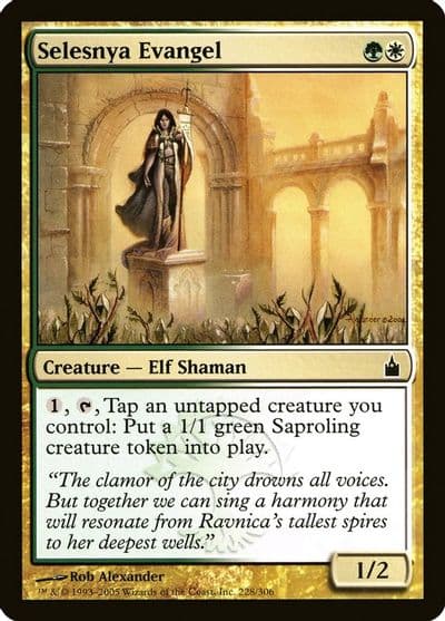 Selesnya Evangel Ravnica: City of Guilds Magic card