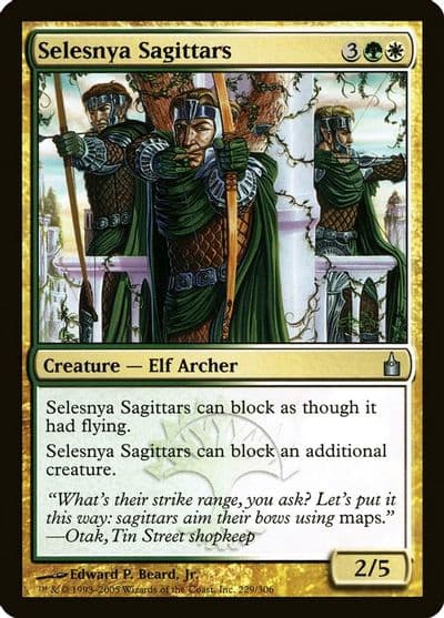 Selesnya Sagittars Ravnica: City of Guilds Magic card
