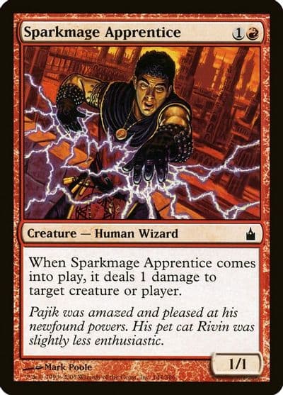 Sparkmage Apprentice Ravnica: City of Guilds Magic card