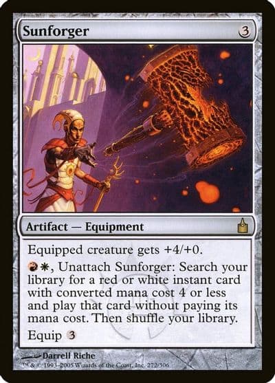 Sunforger Ravnica: City of Guilds Magic card