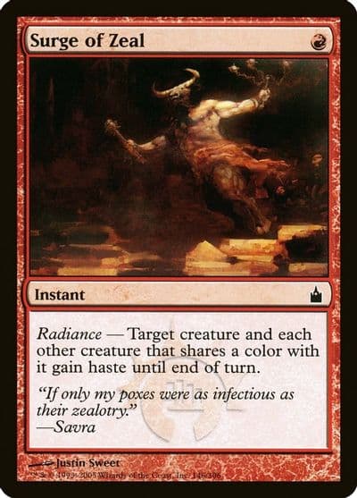 Surge of Zeal Ravnica: City of Guilds Magic card