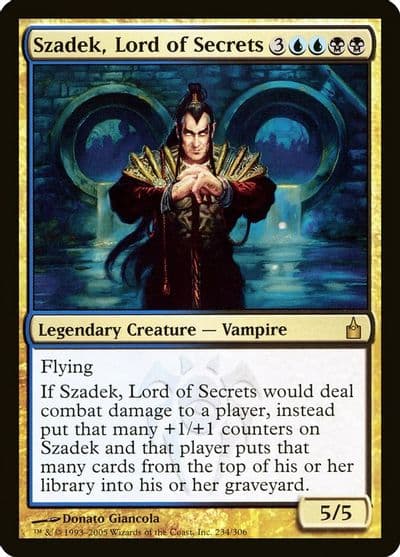 Szadek Lord of Secrets Ravnica: City of Guilds Magic card
