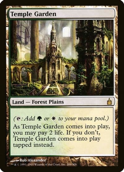 Temple Garden Ravnica: City of Guilds Magic card