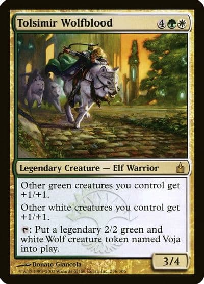 Tolsimir Wolfblood Ravnica: City of Guilds Magic card