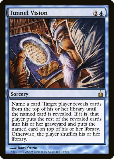 Tunnel Vision Ravnica: City of Guilds Magic card