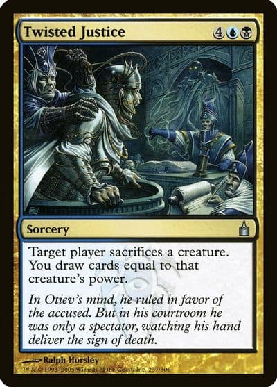 Twisted Justice Ravnica: City of Guilds Magic card