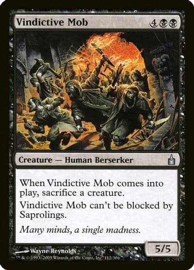 Vindictive Mob Ravnica: City of Guilds Magic card