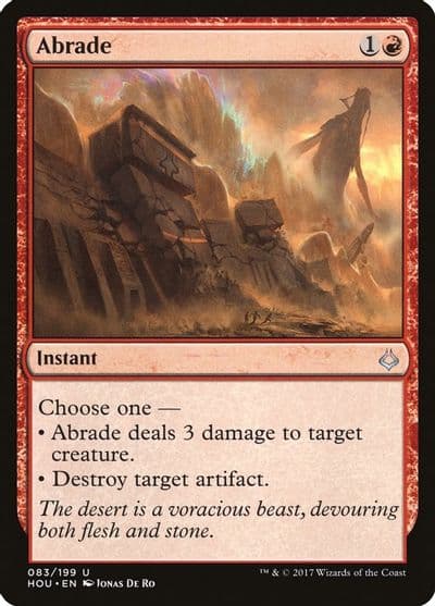 Abrade Hour of Devastation Magic card