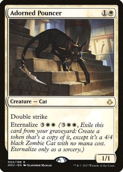 Adorned Pouncer Hour of Devastation Magic card