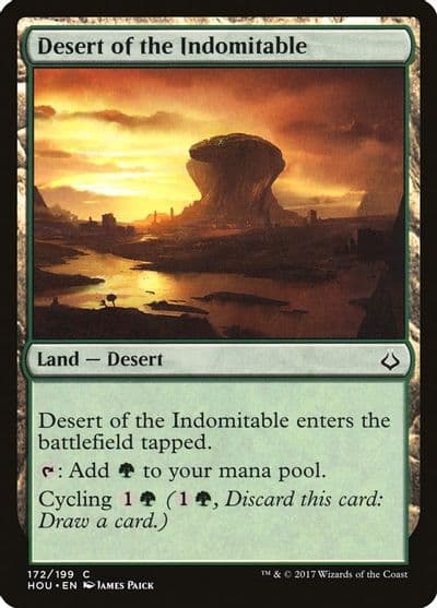 Desert of the Indomitable Hour of Devastation Magic card