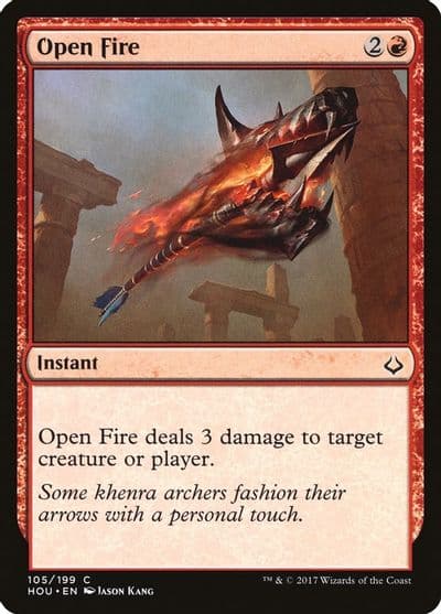 Open Fire Hour of Devastation Magic card