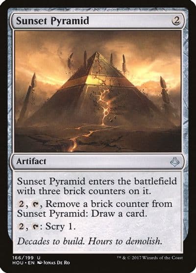 Sunset Pyramid Hour of Devastation Magic card