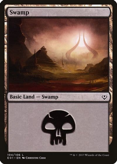 Swamp 104 Archenemy: Nicol Bolas Magic card