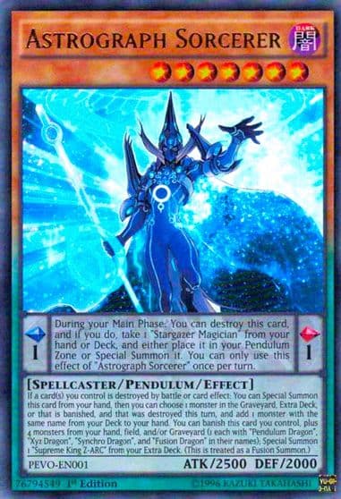 Astrograph Sorcerer Pendulum Evolution Yu-Gi-Oh! card