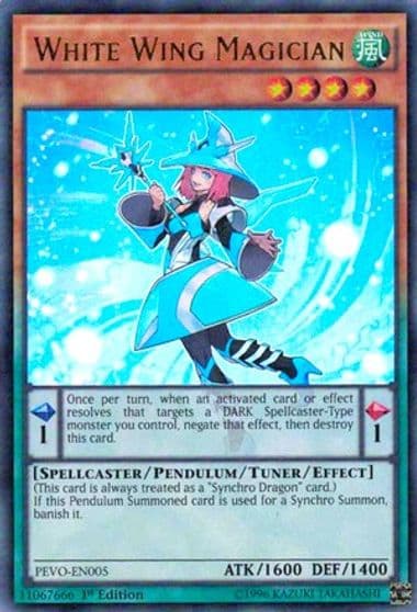 White Wing Magician Pendulum Evolution Yu-Gi-Oh! card