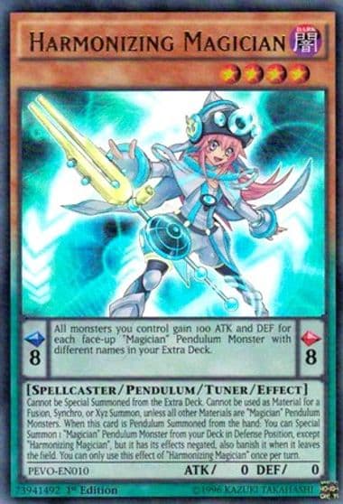 Harmonizing Magician Pendulum Evolution Yu-Gi-Oh! card