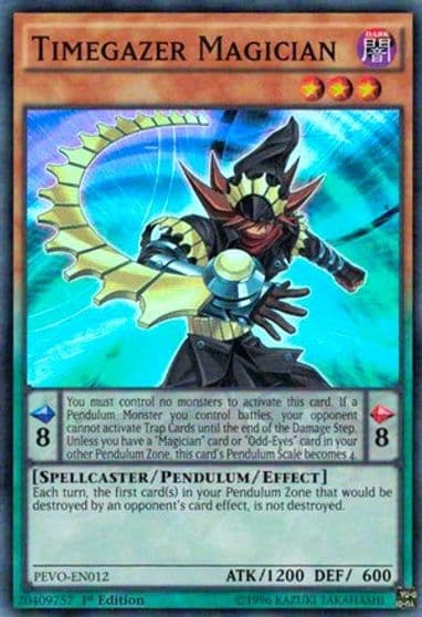 Timegazer Magician Pendulum Evolution Yu-Gi-Oh! card