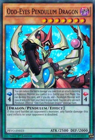 Odd Eyes Pendulum Dragon Pendulum Evolution Yu-Gi-Oh! card