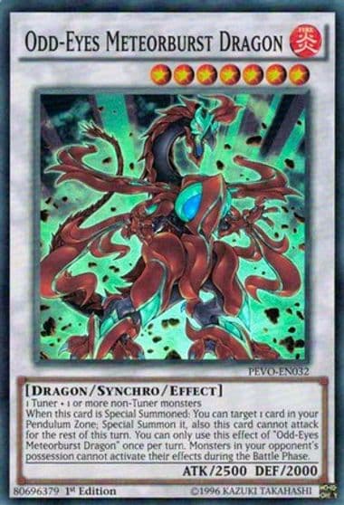 Odd Eyes Meteorburst Dragon Pendulum Evolution Yu-Gi-Oh! card
