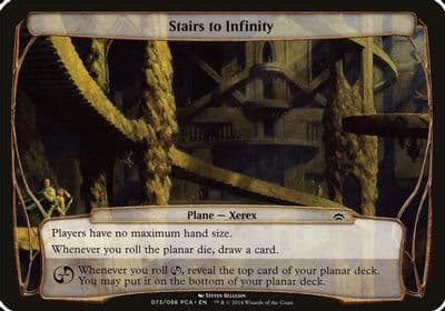 Stairs to Infinity Planechase Anthology Oversize Cards Magic card