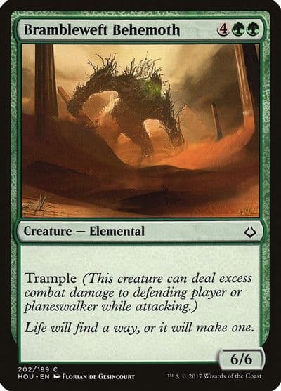 Brambleweft Behemoth Hour of Devastation Magic card