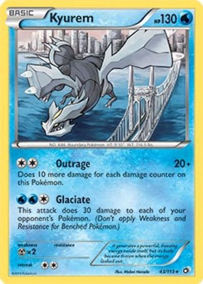 Kyurem 43/113 (BW Legendary Treasures) Deck Exclusives Pokemon card