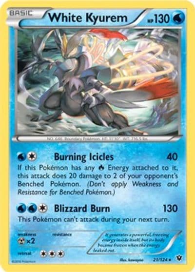 White Kyurem (XY Fates Collide) Deck Exclusives Pokemon card