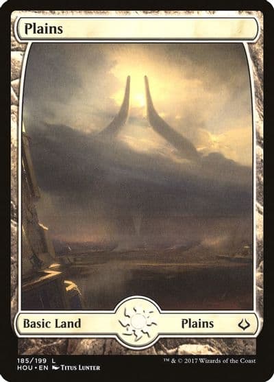 Plains 185 Full Art Hour of Devastation Magic card