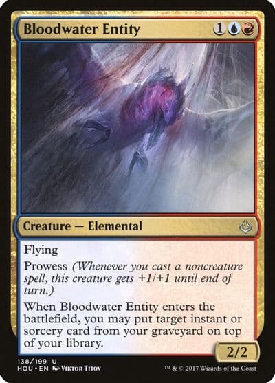 Bloodwater Entity Hour of Devastation Magic card