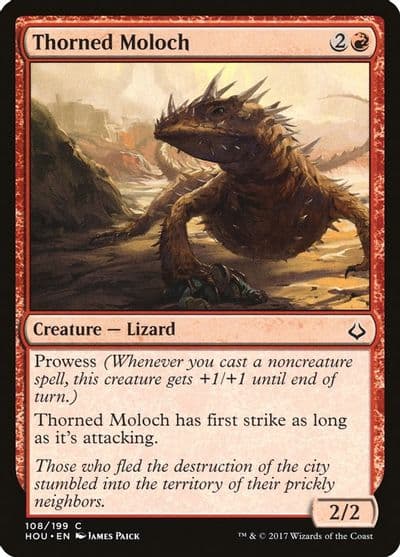 Thorned Moloch Hour of Devastation Magic card