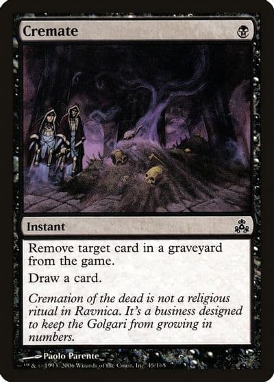Cremate Guildpact Magic card