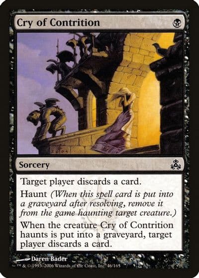 Cry of Contrition Guildpact Magic card