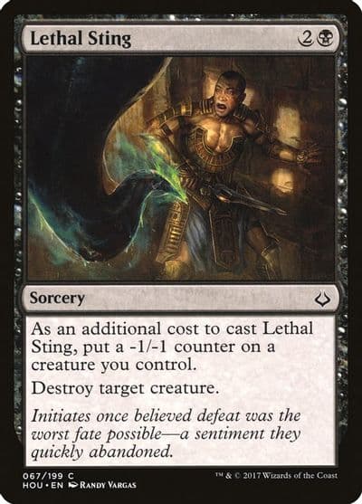 Lethal Sting Hour of Devastation Magic card