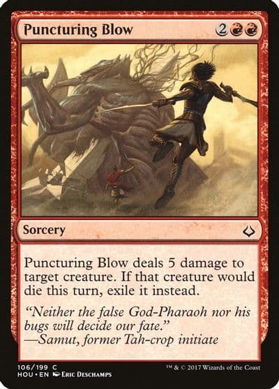 Puncturing Blow Hour of Devastation Magic card