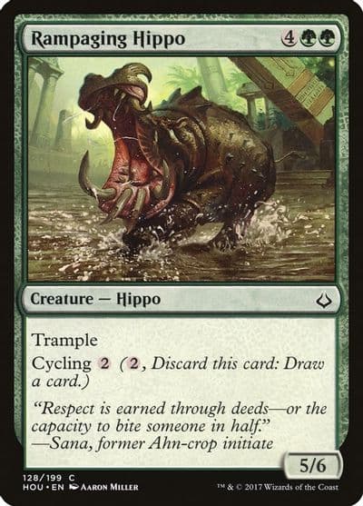 Rampaging Hippo Hour of Devastation Magic card