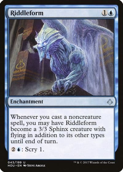Riddleform Hour of Devastation Magic card