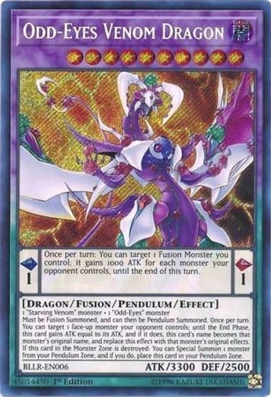 Odd Eyes Venom Dragon Battles of Legend: Light's Revenge Yu-Gi-Oh! card